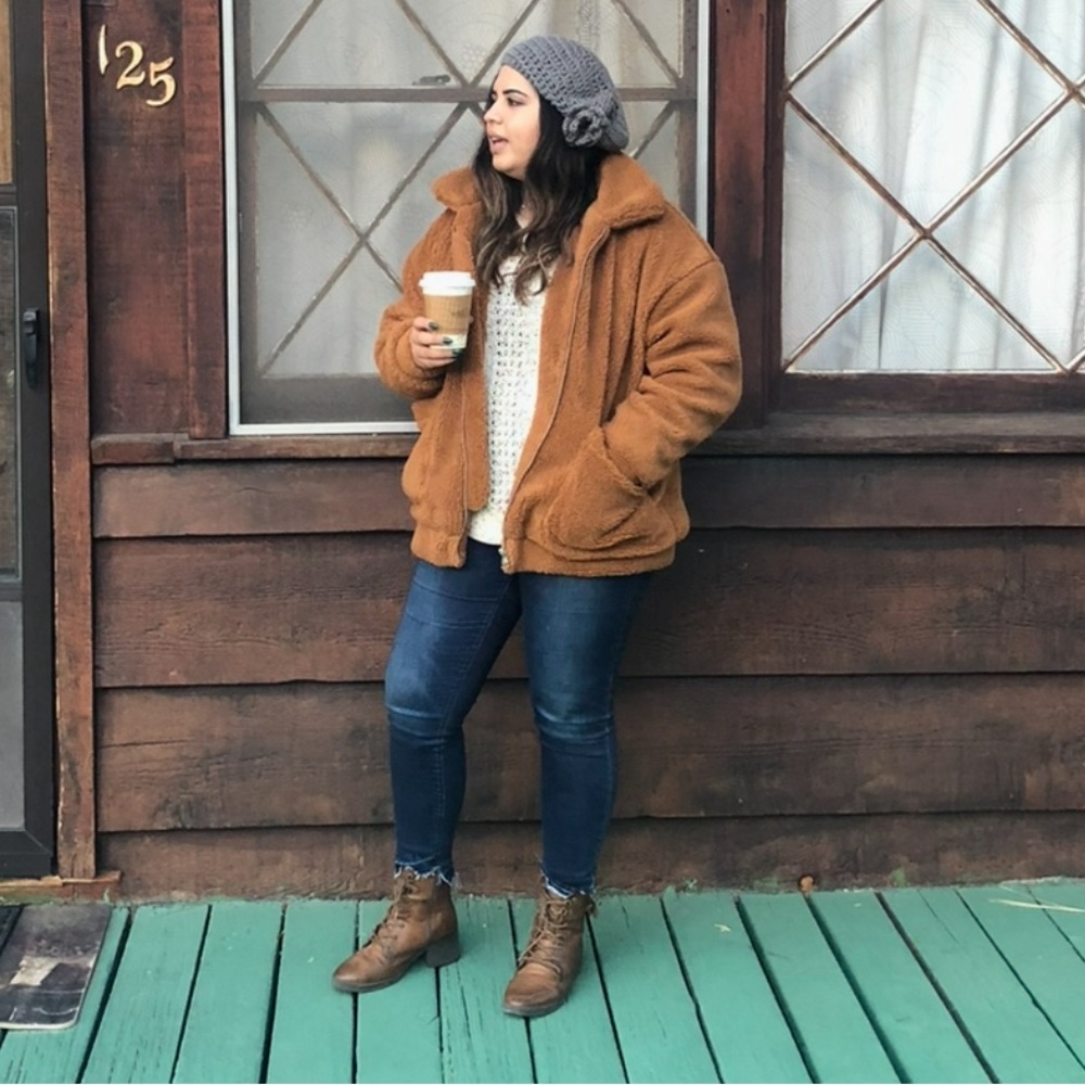 Beige Teddy Jacket - image 1